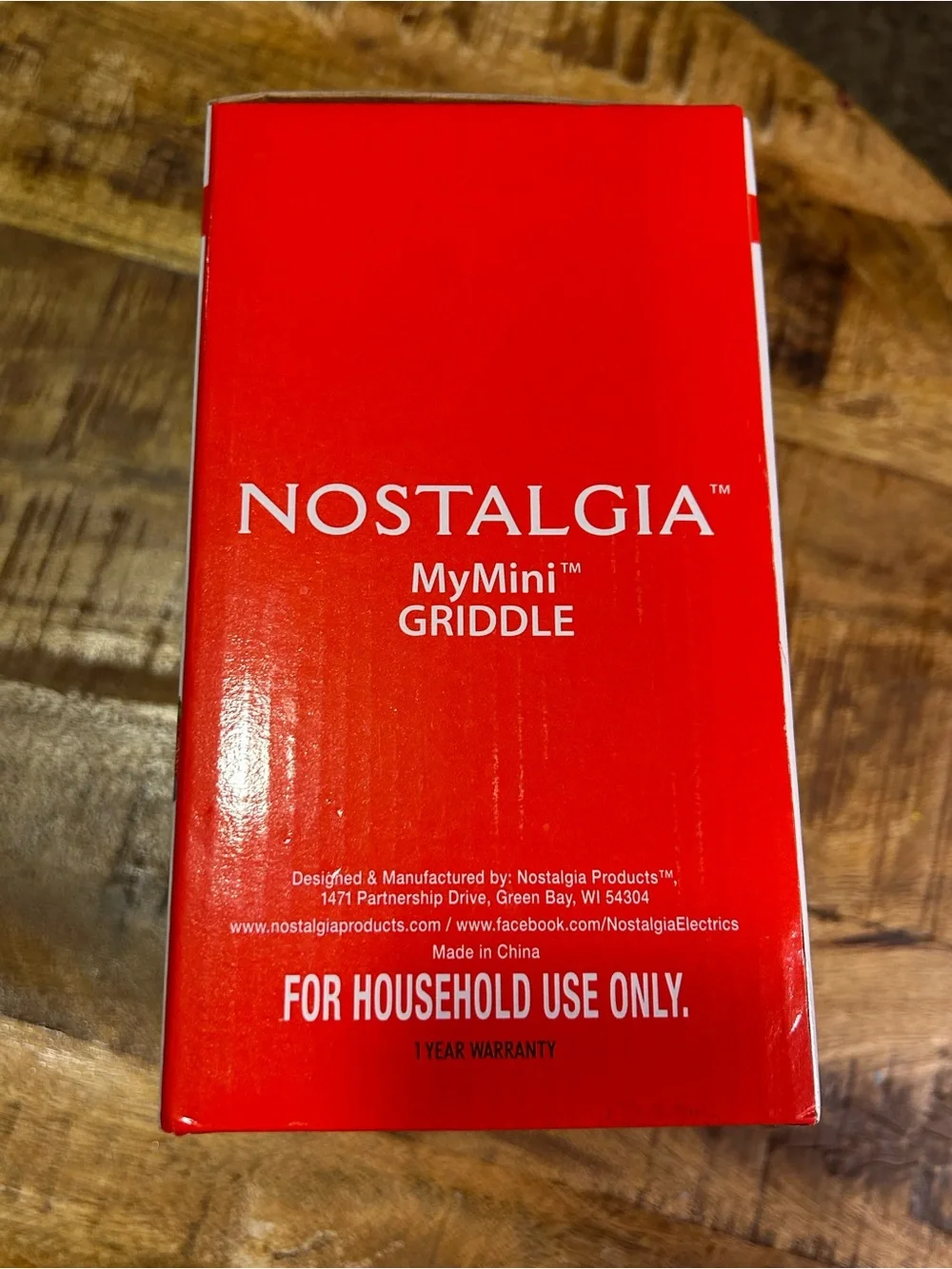 Nostalgia compact griddle